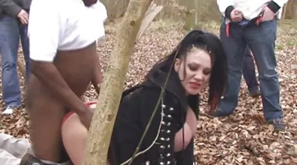 Brunette fucks ប៍នតង់ដេជាមួយ strapon.